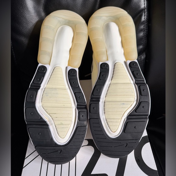 Nike Air Max 270 Women's Coconut Milk White/Yellow Size 7.5 - Picture 5 of 9